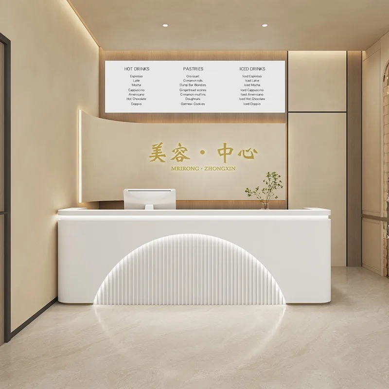 Banchi Reception Angolari Computer Ufficio Esecutivo Pulpito Cassiere Tavolo Servizio Mobile Silla De Escritorio Bancone Per Mobili Da Bar