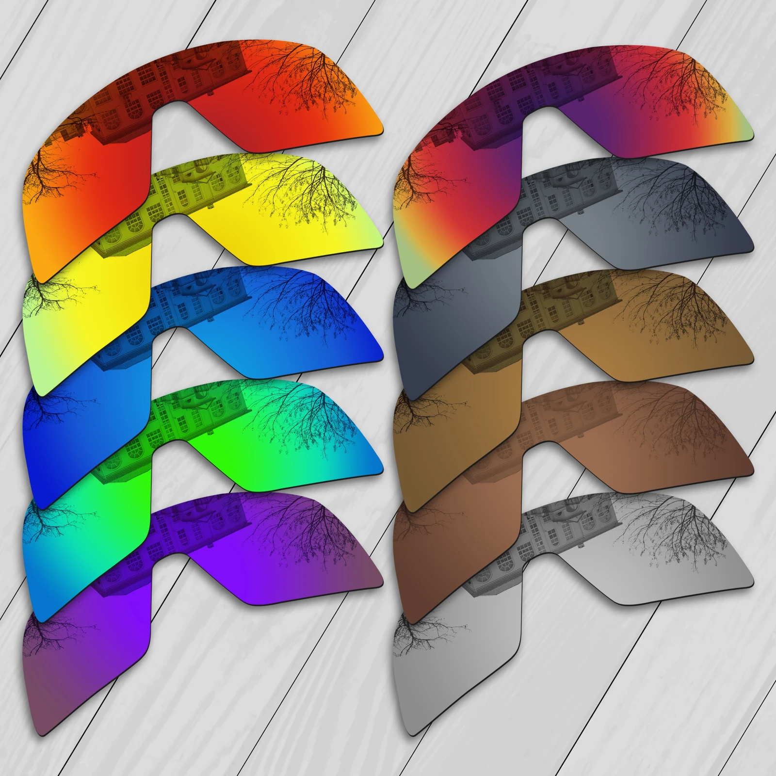 Lenti Di Ricambio Potenziate Polarizzate E.O.S Per Occhiali Da Sole Oakley Sutro S Oo9462-Scelta Multipla