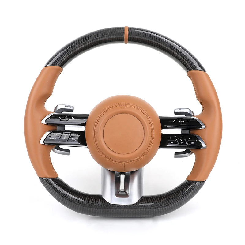 2024 Volante In Carbonio Lenkrad Per Mercedes Benz W205 W207 Cls W218 W217 C217 X217 W124 Glb C55 C63S C63 Amg Lenkrad