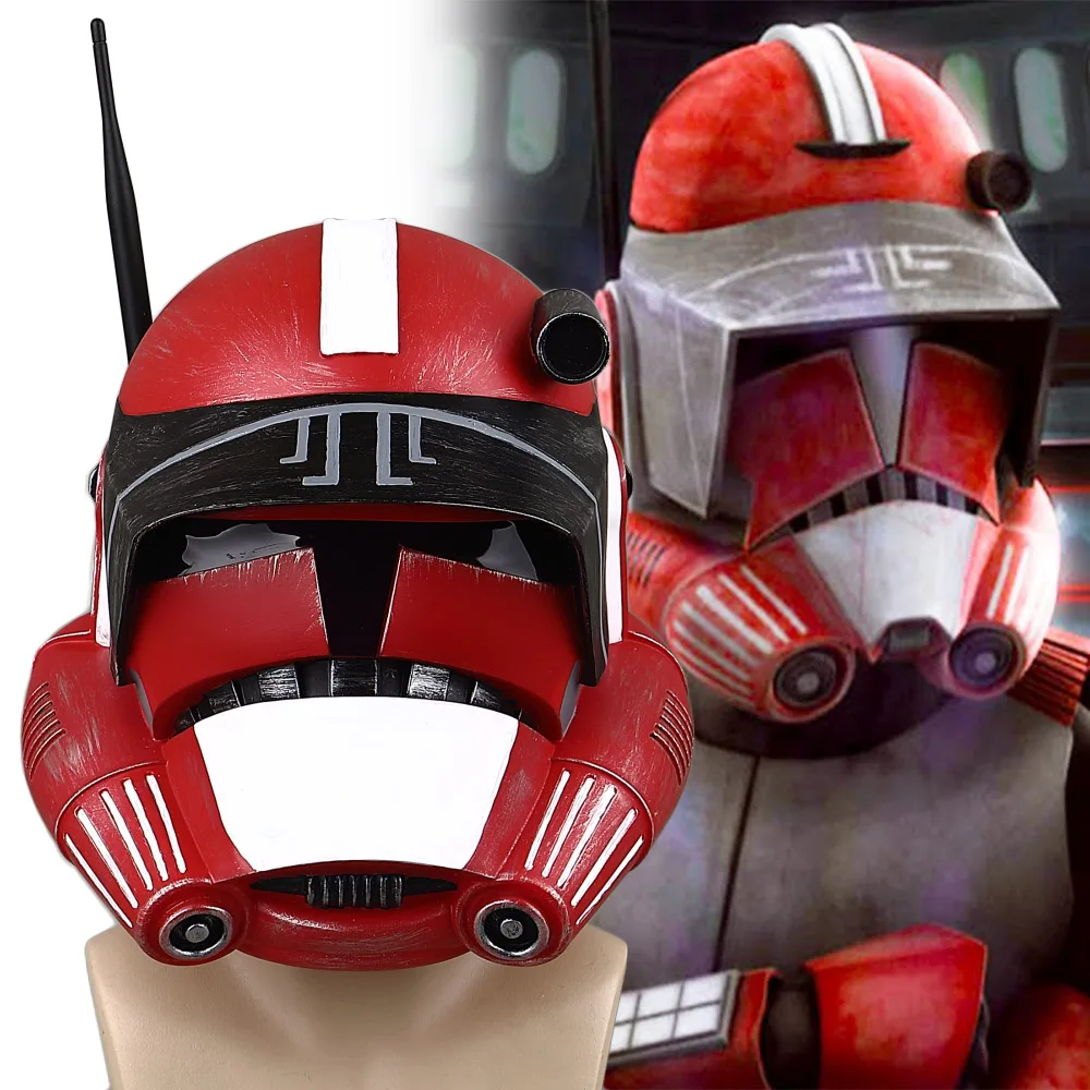 Disney Cosplay Helmet Clone Trooper Officer Fox Cc-1010 Maschere Per Casco Cosplay Mandalorian Helmet Hard Pvc