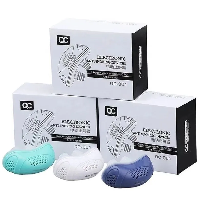 Dispositivo Elettrico Anti Russare Clip Per Naso Tappo Anti-Russamento Russare Silent Sleep Aid Guard Night Better Breath Sleep Care Machine