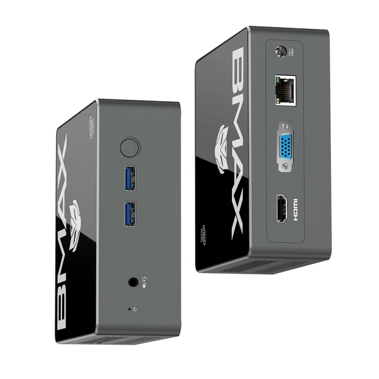 Bmax B2S Window 11 Mini Pc, 6Gb + 128Gb, Intel Celeron N4020C, Supporto Hdmi / Rj45 / Tf Card Bmax Mini Pc