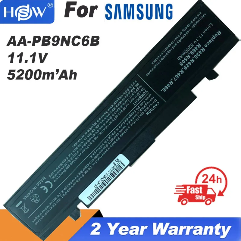 Nuova Batteria Per Laptop Per Samsung Aa-Pb9Mc6B Aa-Pb9Nc6B Aa-Pb9Ns6W Aa-Pb9Mc6S Aa-Pb9Nc6W Aa-Pl9Nc2B Aa-Pb9Mc6W Aa-Pb9Nc6W/E