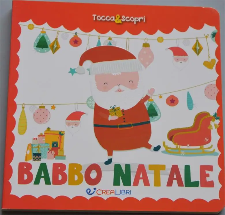 Bambino Bambini Bambino Bambino Libro Italiano Bella Immagine Carina Parola Conoscenza Educazione Mano Touch Gioco Cartone Libros Età 0-3