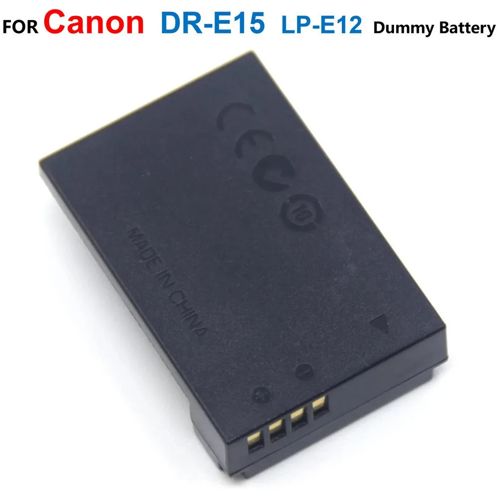 Dr-E15 Dc Accoppiatore Lp-E12 Lpe12 Adattatore Per Caricabatterie Falso Per Canon Ack-E15 Eos-100D Kiss X7 Eos Rebel Sl1 Sx70Hs
