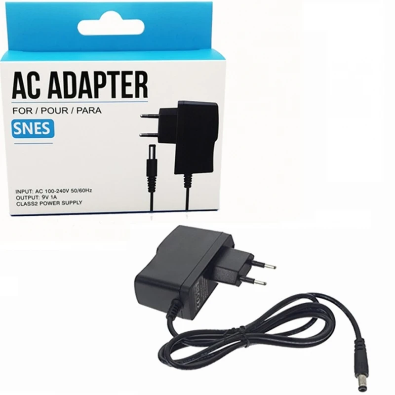 Alimentatore Per Nintendo Nes Super Snes Caricatore Trasformatore Da Parete # Nintendo (Nes-001) # Super Nintendo Snes (Snsp-001) # Nes-002, Nes-002E