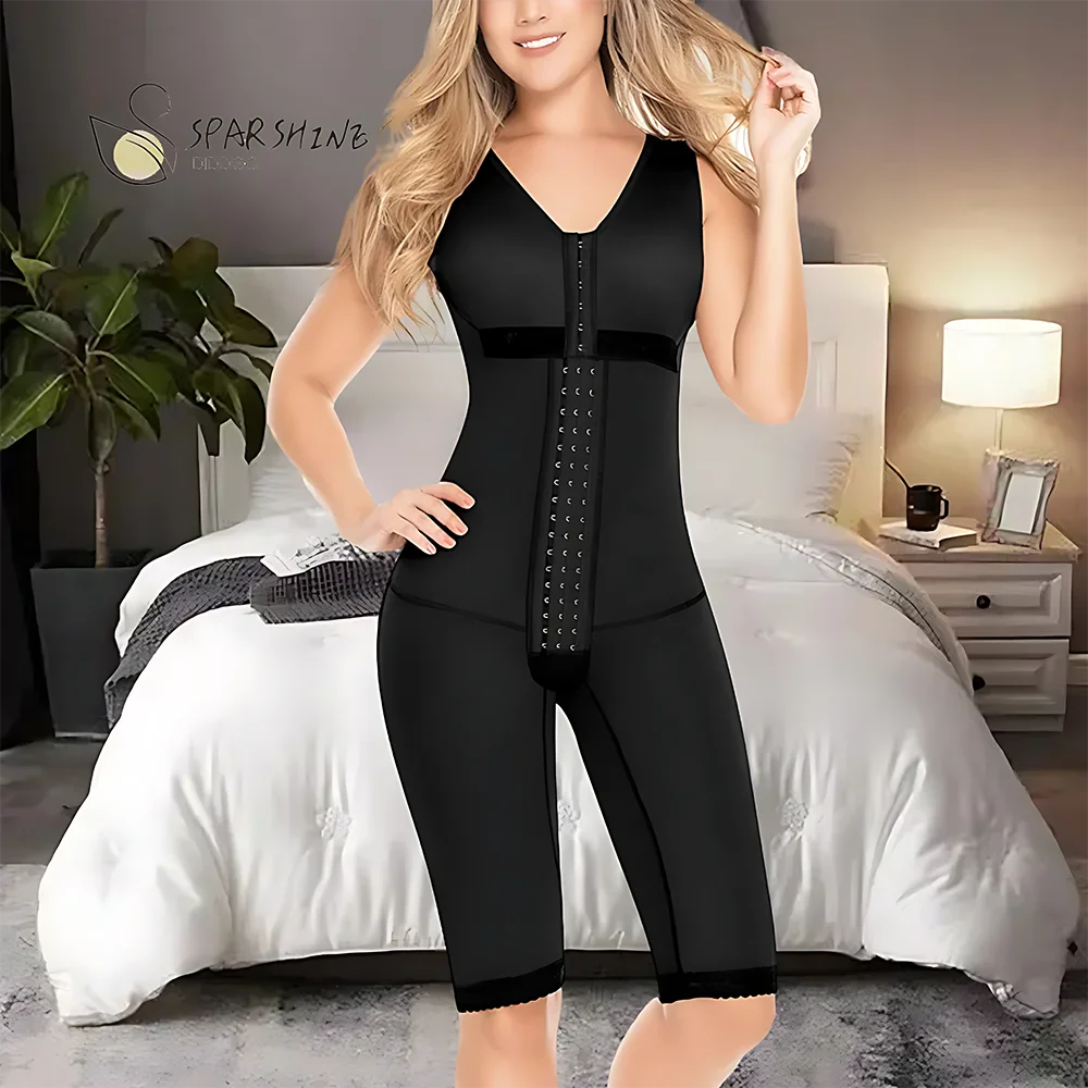 Intimo Donna Postpartum Shapewear Body Shaper Cerniera Laterale Appiattire Addome Fajas Colombianas Intimo Dimagrante