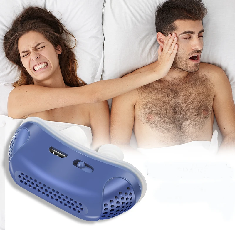 Dispositivo Elettrico Anti Russare Clip Per Naso Tappo Anti-Russamento Russare Silent Sleep Aid Guard Night Better Breath Sleep Care Machine