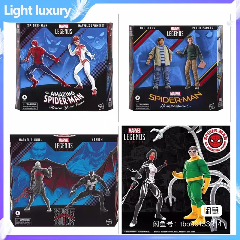 Original Marvel Legends Figure Gamerverse Spider-Man 2 6 "Action Figure Ps4 Spider Man Game Toys Modello Di Bambola Offerta Speciale