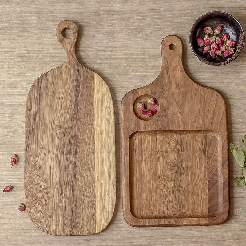 Tagliere In Legno Di Acacia Pizza Pane Teglia Da Forno Verdura Solida Tabla De Cortar Cocina Cucine