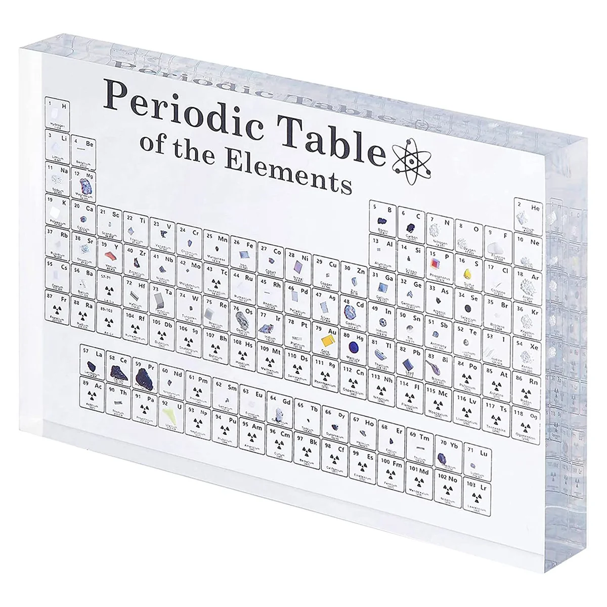 Tavola Periodica Con Elementi Reali All'Interno, Tavola Periodica Con Elementi Reali, Tabla Itubo Con Elementos Reales