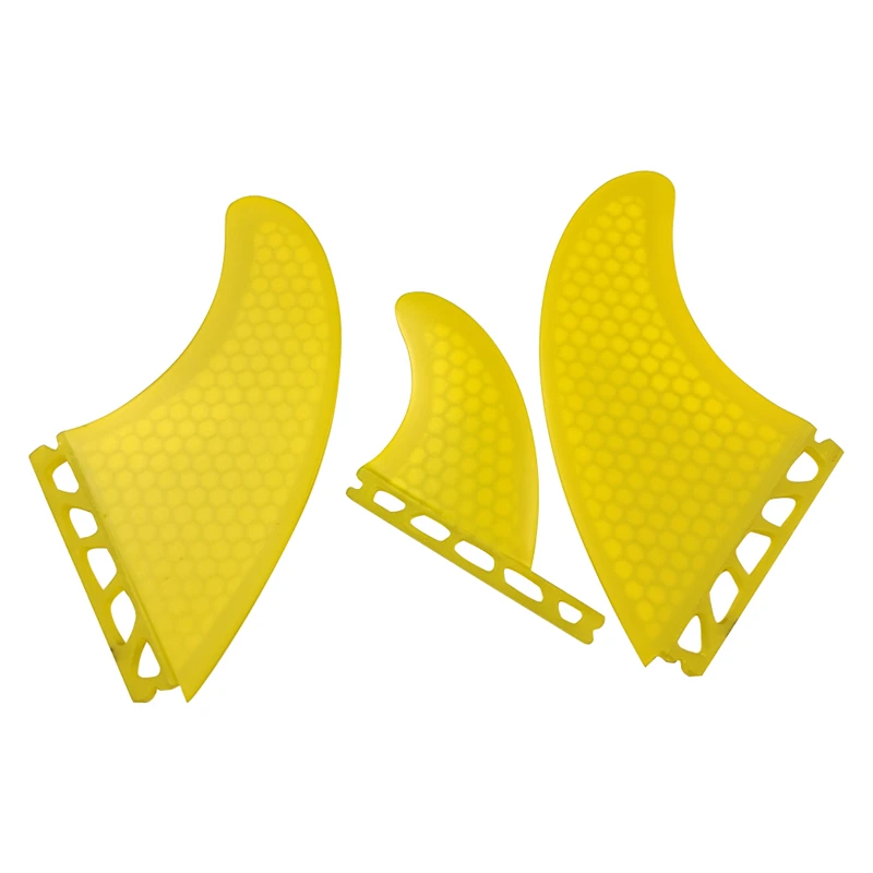 Upsurf Future Fins T1 Surfcasting Accessori Fibra Gialla Single Tabs Fin Buona Qualità Tabla Surf 3 Pz/Set Surf Paddle Board