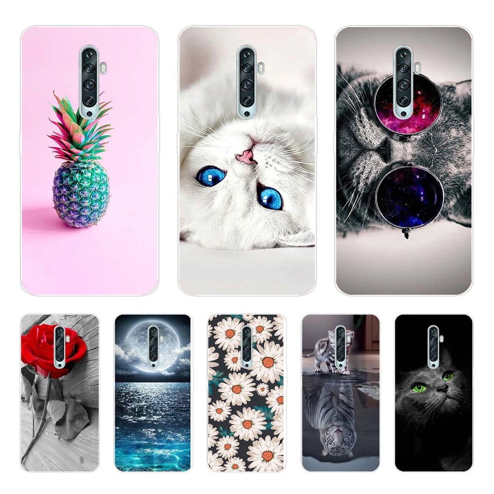 Per Oppo Reno2 Z Custodia Cover Posteriore Morbida In Silicone Per Oppo Reno2 F Custodia Coque Per Oppo Reno2 Z Custodia Reno 2Z 2F 2019 Borsa Funda