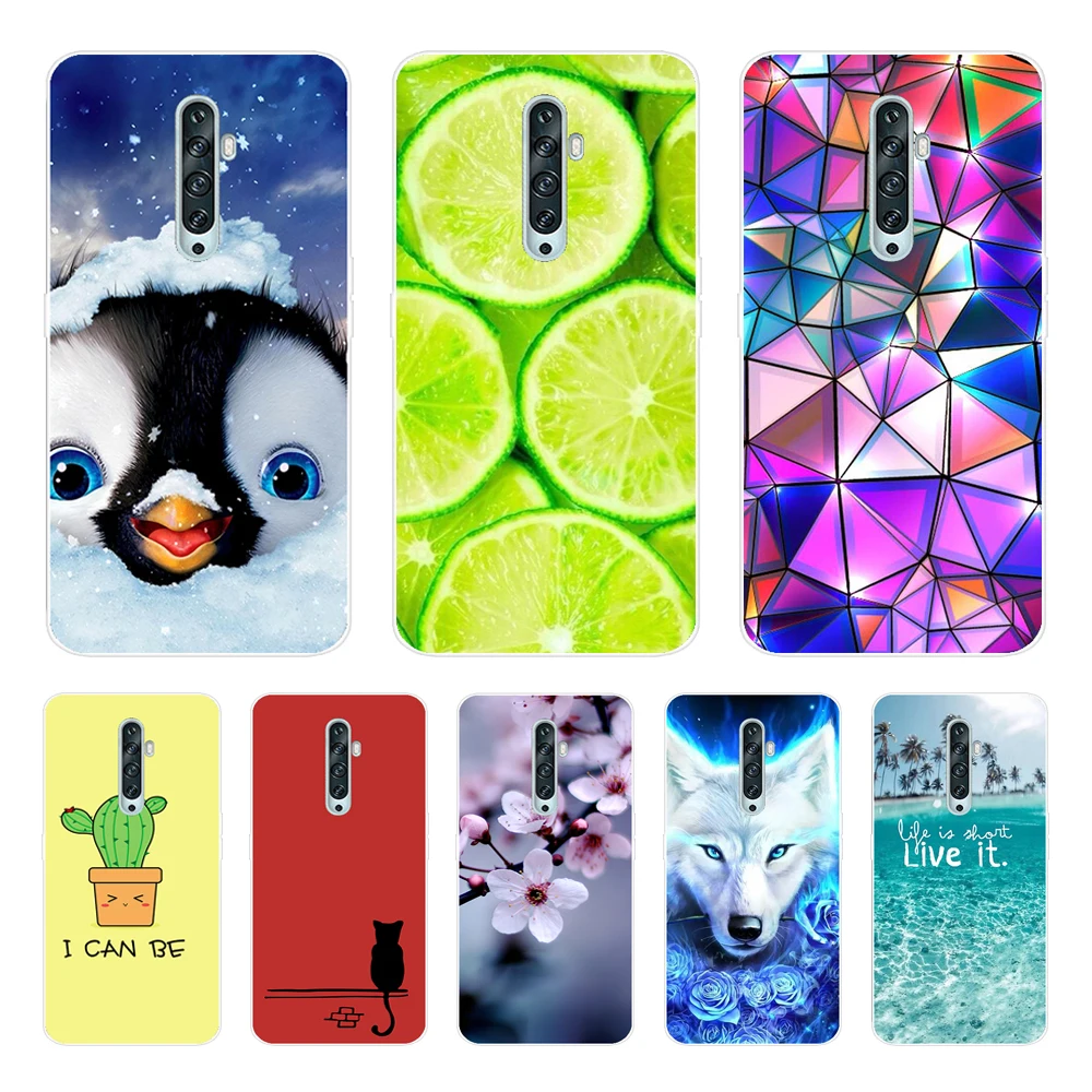 Per Oppo Reno2 Z Custodia Cover Posteriore Morbida In Silicone Per Oppo Reno2 F Custodia Coque Per Oppo Reno2 Z Custodia Reno 2Z 2F 2019 Borsa Funda