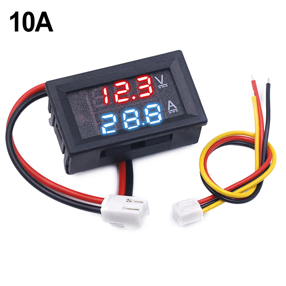 Accessori Combo Meter Dual Display Digital 10A 1Pc 2 In 1 Nero Ultra Mini Forniture Elettriche Per Il Miglioramento Della Casa