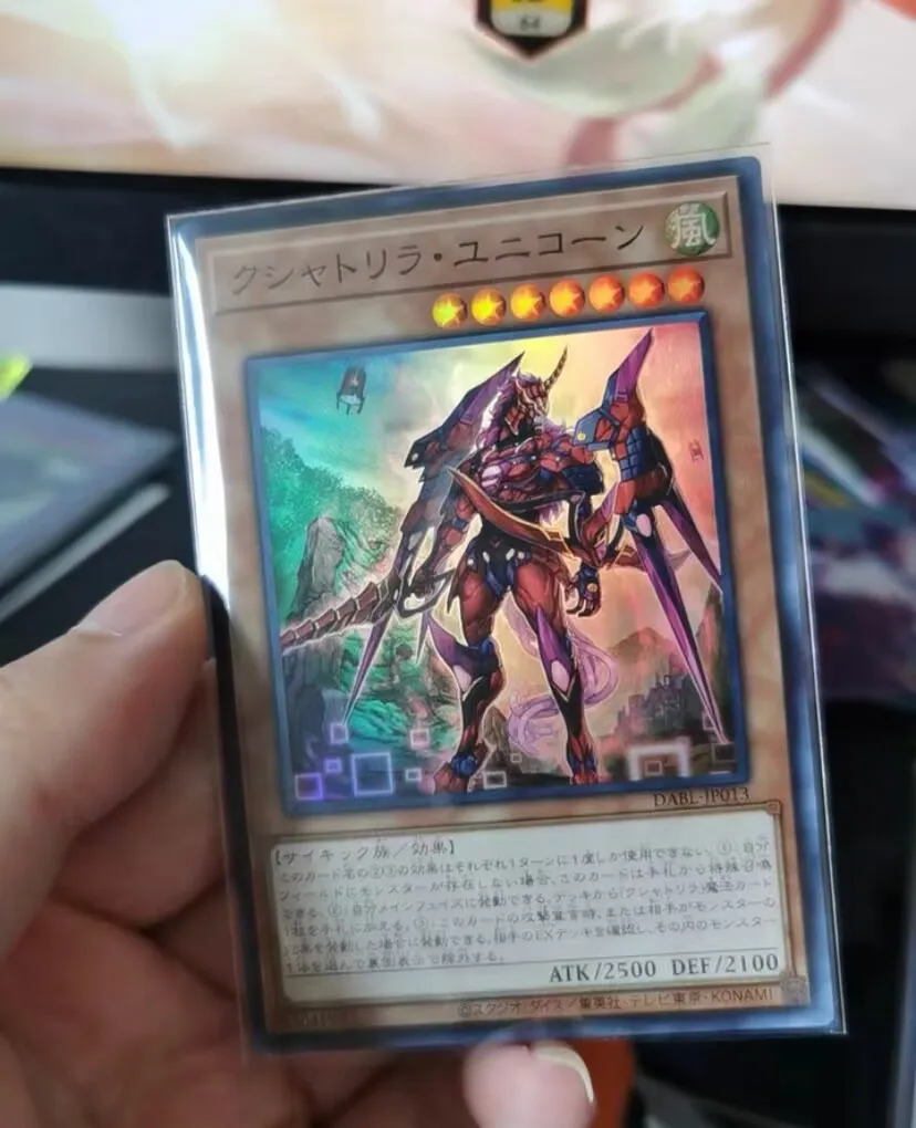 3 Pezzi Kashtira Unicorn - Super Rare Dabl-Jp013 Darkwing Blast - Yugioh Giapponese