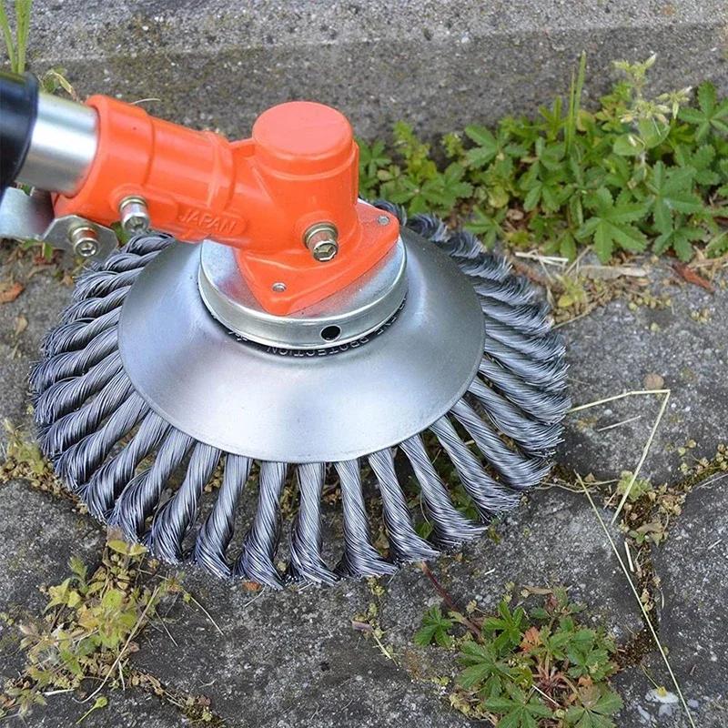 Ruota In Filo Di Acciaio Spazzola Per Erbacce Da Giardino Tosaerba Tosaerba Tagliaerba Decespugliatore Strumenti Decespugliatore Da Giardino Testina P