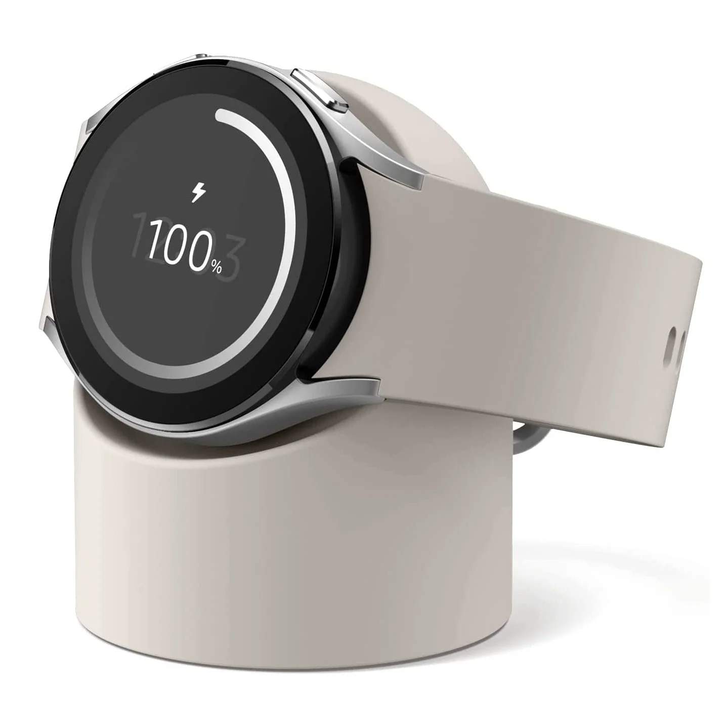 Smart Watch Supporto Di Ricarica In Silicone Personalizzato Per Samsung Galaxy Watch 4/4 Classic Samsung Watch 5/5 Pro Staffa Universale