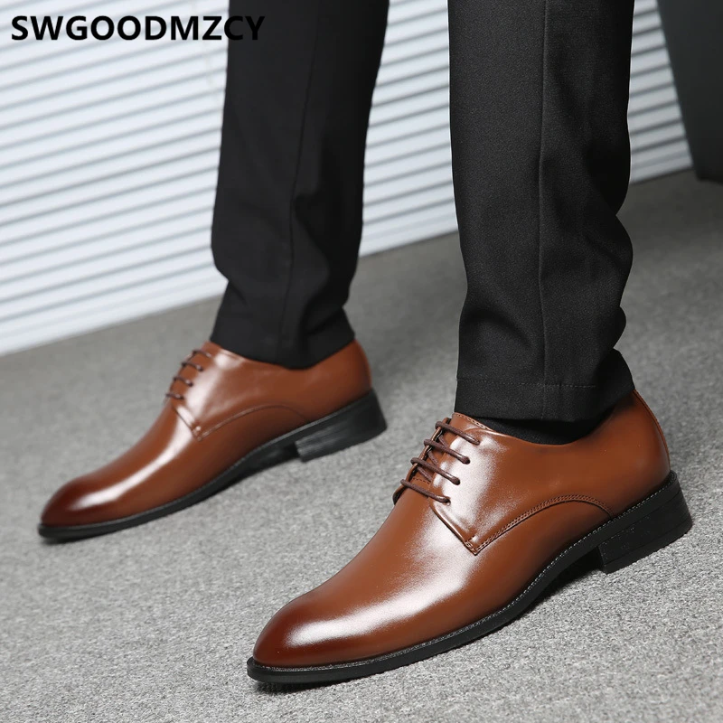 Scarpe Ascensore Per Uomo Scarpe Formali In Pelle Nere Per Uomo Abito Marrone Scarpe Classiche Uomo Matrimonio Scarpe Uomo Eleganti Di Grandi Dimensio