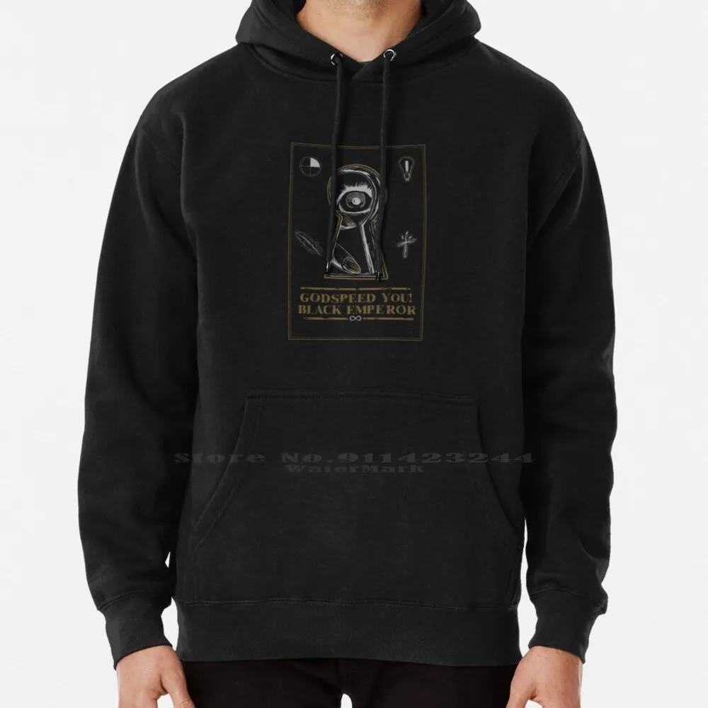 Godspeed You Black Emperor! Hoodie Sweater 6Xl Cotton Gybe Godspeed You Black Emperor Post Asmz Women Teenage Big Size Pullover