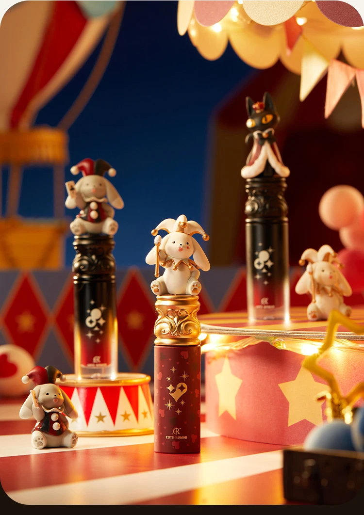 Cute Rumor Circus Lip Cream Cute Thing Sweet Cool Trick Matte Lip Glaze Lipstick Lip Slime Halloween Makeup