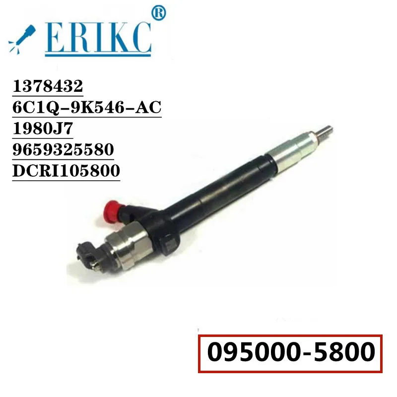 Erikc 095000-5800 Per Iniettori Diesel Ford Puma 2.2 Fiat 6C1Q9K546Ac 095000-5801 Per Iniettore Denso 095000-5801 Dcri105800