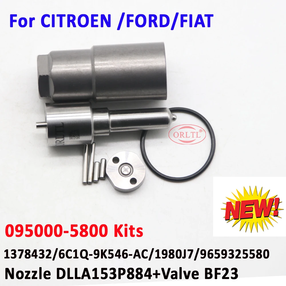 095000-5800 Kit Di Riparazione Iniettore Di Carburante Dcri105800 Ugello Diesel Muslimex 1378432 Muslimb J7 Per Fiat Ford Transit