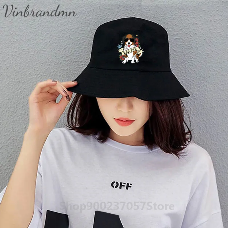 Affascinante Motivo Floreale Jack Russell Cappello Da Pescatore Terrier Badass Tattoo Simpatico Animale Domestico Bad Dog Cool Dog Lovers Cappello A S