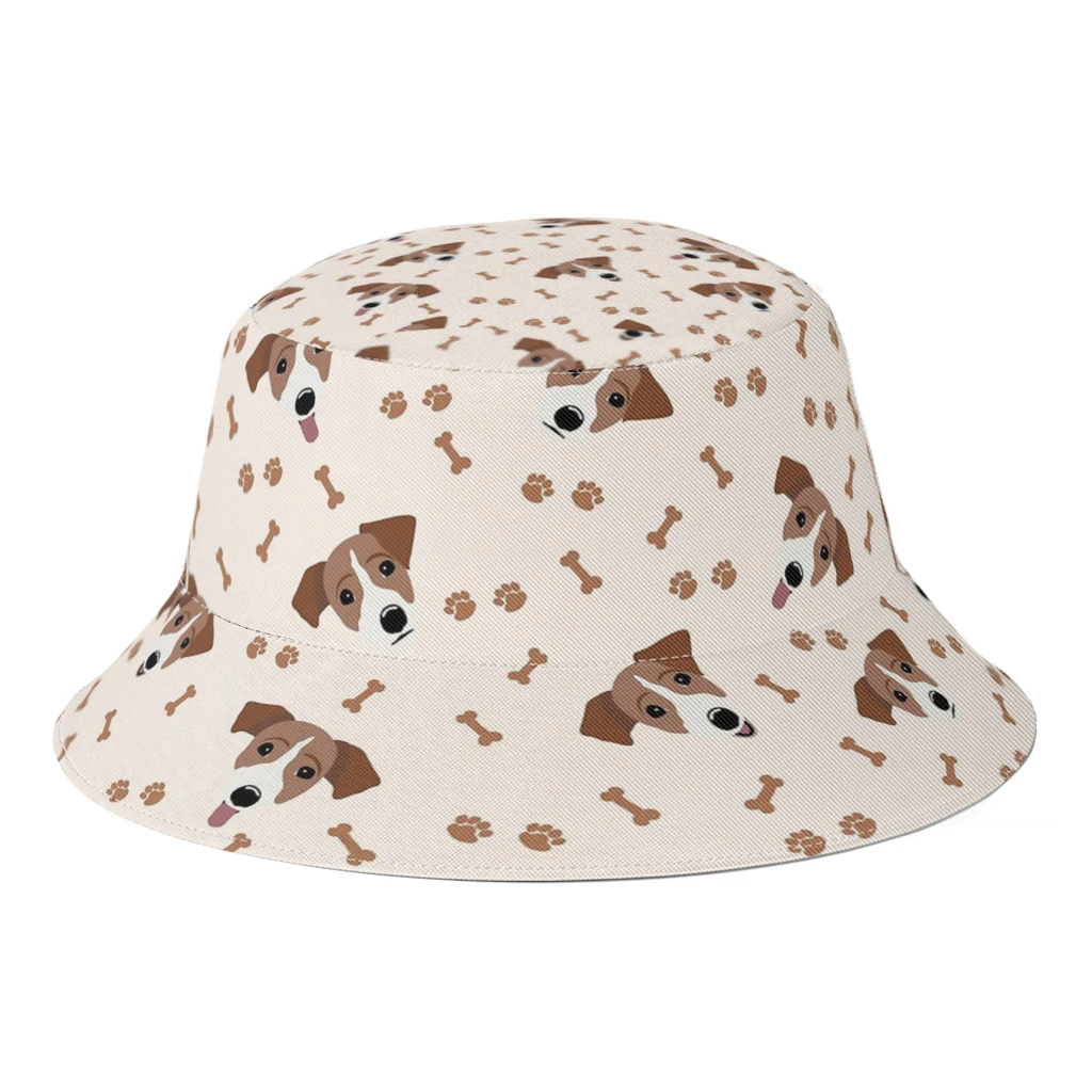 Cappello Da Pescatore Hip Hop Unisex Estivo Jack Russell Terrier Cane Donna Uomo Pesca Cappelli Da Pescatore Autunno Outdoor Panama Sun Cap Per Bob