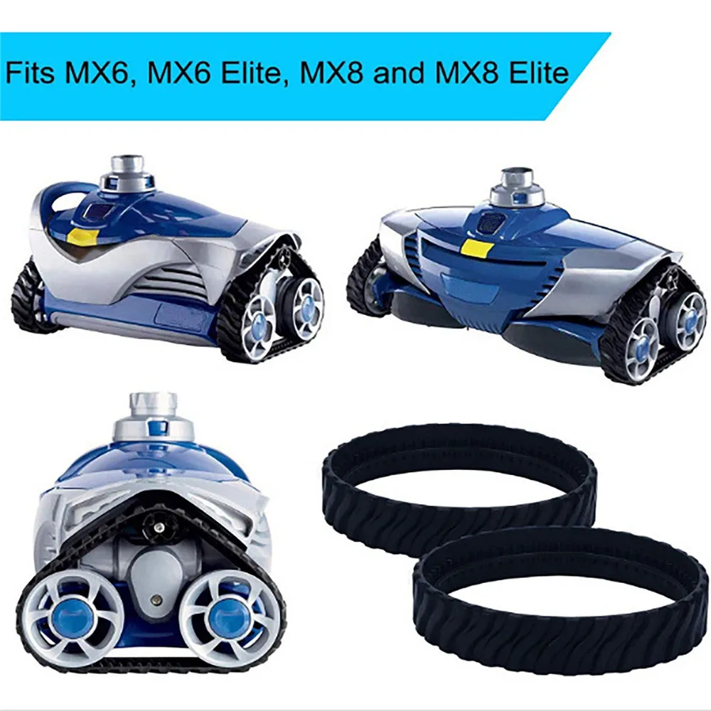 2 Pezzi Di Pneumatici Per Robot Per La Pulizia Della Piscina Antiscivolo Per Zodiac Mx8 Elite/ Mx6 Elite/ Mx8/ Mx6 Pneumatico Di Pulizia Sostitutivo
