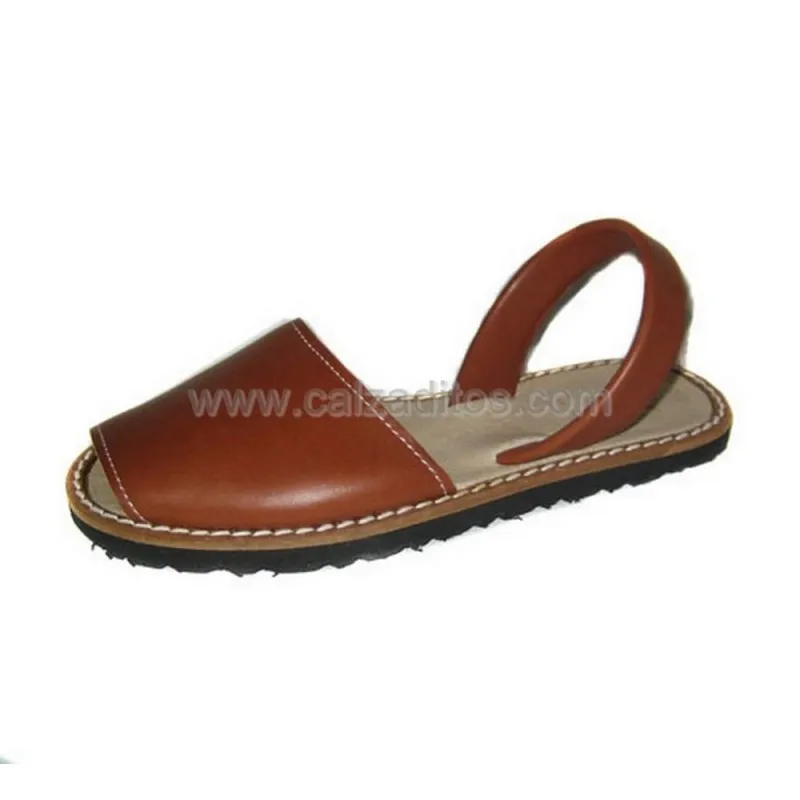 Menorquinas, Ibicencas, Abarcas, Brown Seiavarcas
