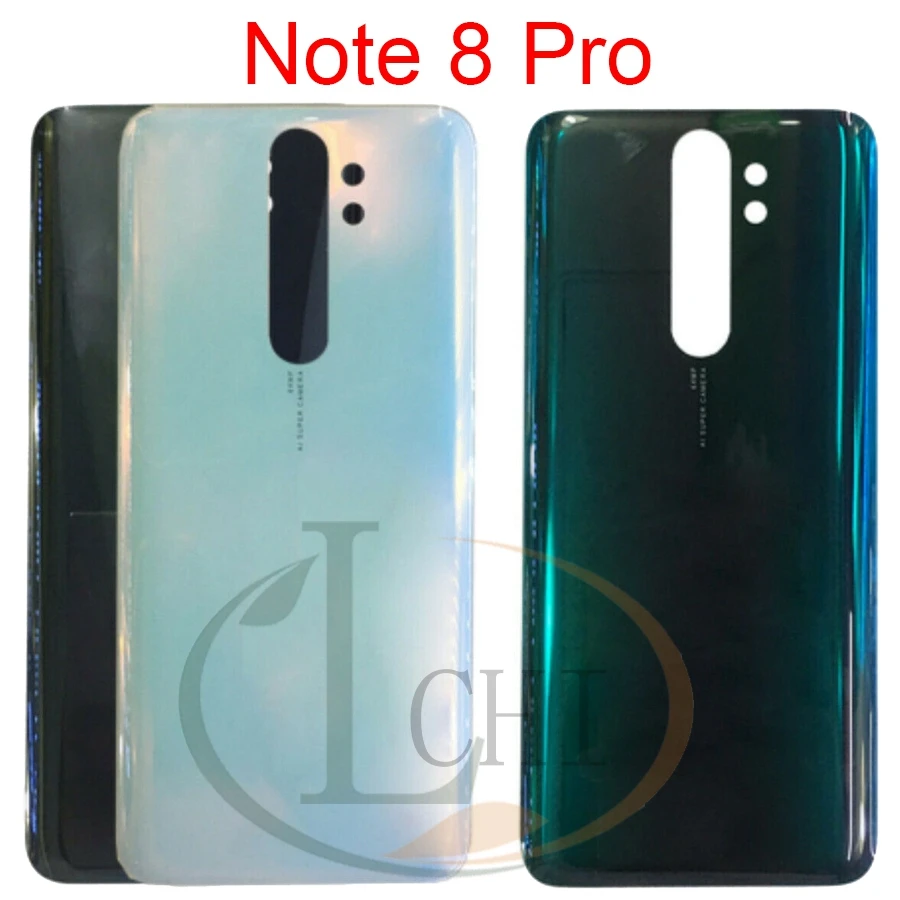 For Xiaomi Redmi Note 8 Pro Battery Cover Rear Glass Battery Door Note 8 Housing Replacement Parts For Redmi Note 8T Back Cover