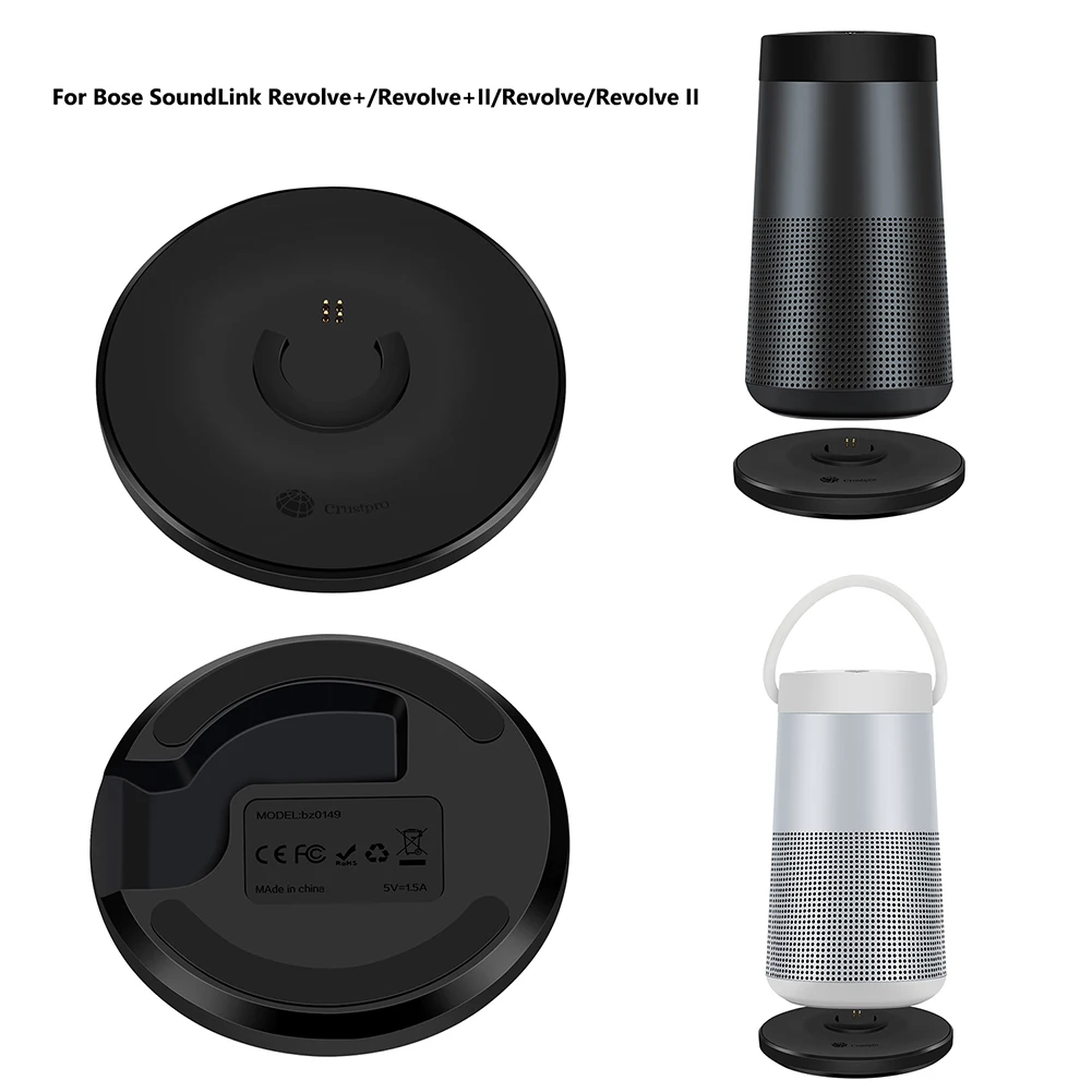 Supporto Per Culla Di Ricarica Usb Dc 5V 1.5A Base Per Caricabatterie Per Bose Soundlink Revolve +/Revolve + Ii Per Bose Soundlink Revolve/Revolve Ii