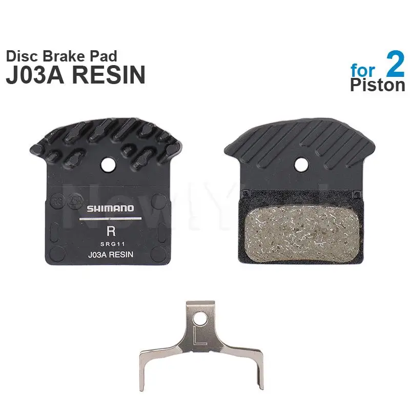 Shimano 2 Pistoncini/Resina Pastiglia Freno A Disco Idraulica J03A J05A Compatibile Deore Xt Br-M8000 M8020 Parti Originali