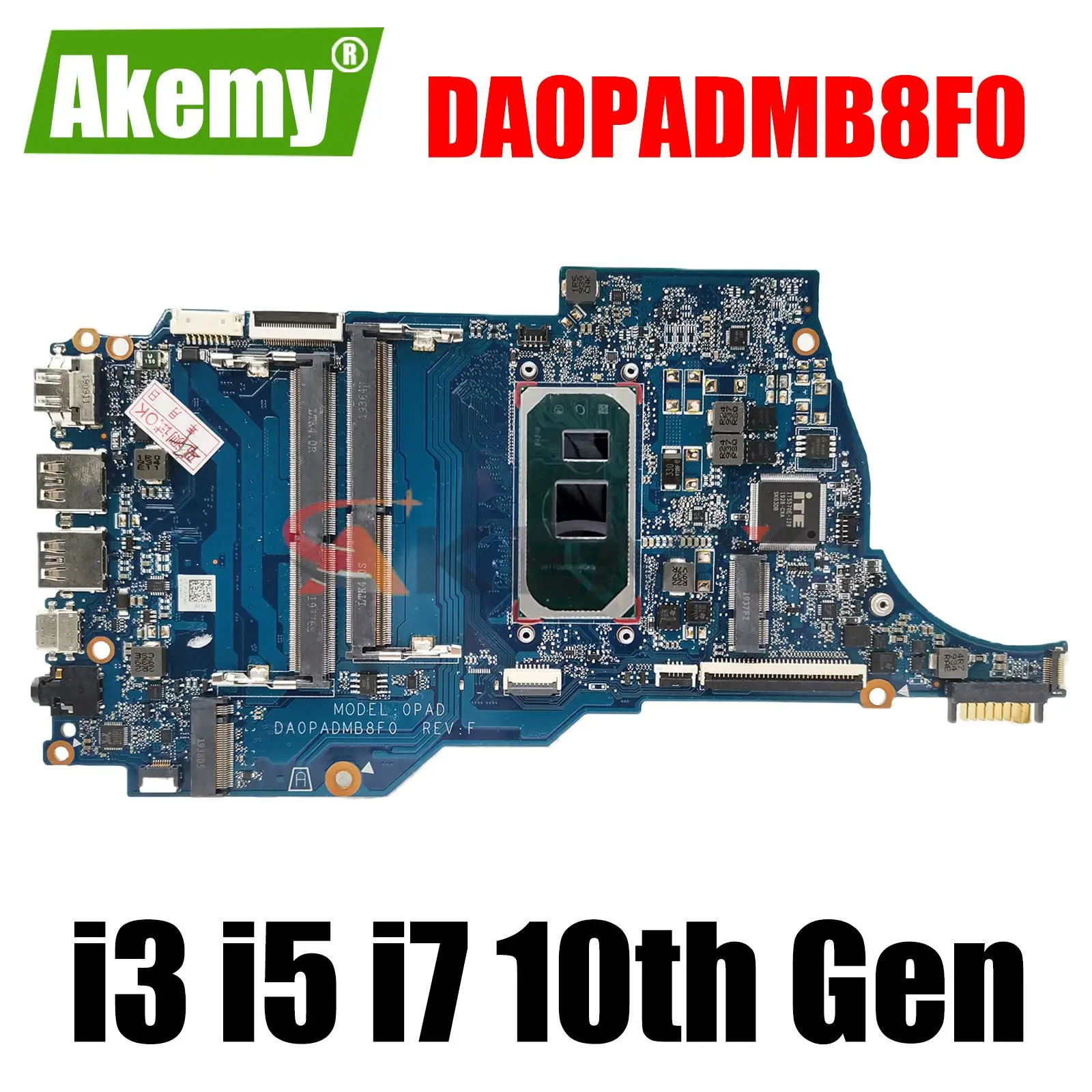 Originale Per La Scheda Madre Del Computer Portatile Hp 14-Dq 14S-Dq Tpn-Q221 Con Scheda Madre I3 I5 I7 Cpu Di Decima Generazione 14-Dq Muslimate