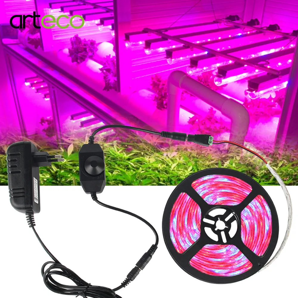 5M Led Phyto Lamps Full Spectrum Led Grow Light 300 Led 5050 Strip Led Fitolampy Grow Lights Per Serra Pianta Idroponica