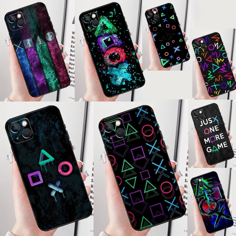 Custodia Ps Gamer Gaming Funda Per Iphone 11 12 13 14 15 Pro Max Plus Mini X Xr Xs Max Se 2020 2022 7 8 Cover