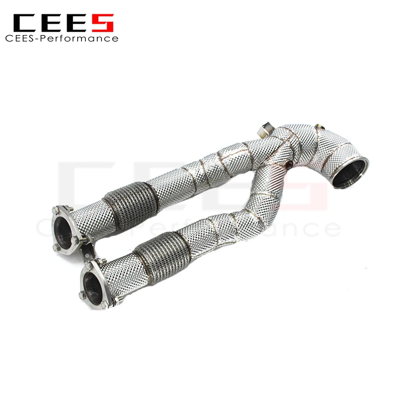Cees Catless Downpipe Per Ttrs Audi Rs3 2.5T 2016-2023 8V 8Y Sedan Sportback Sistema Di Scarico Downpipe Ss304 Ad Alte Prestazioni