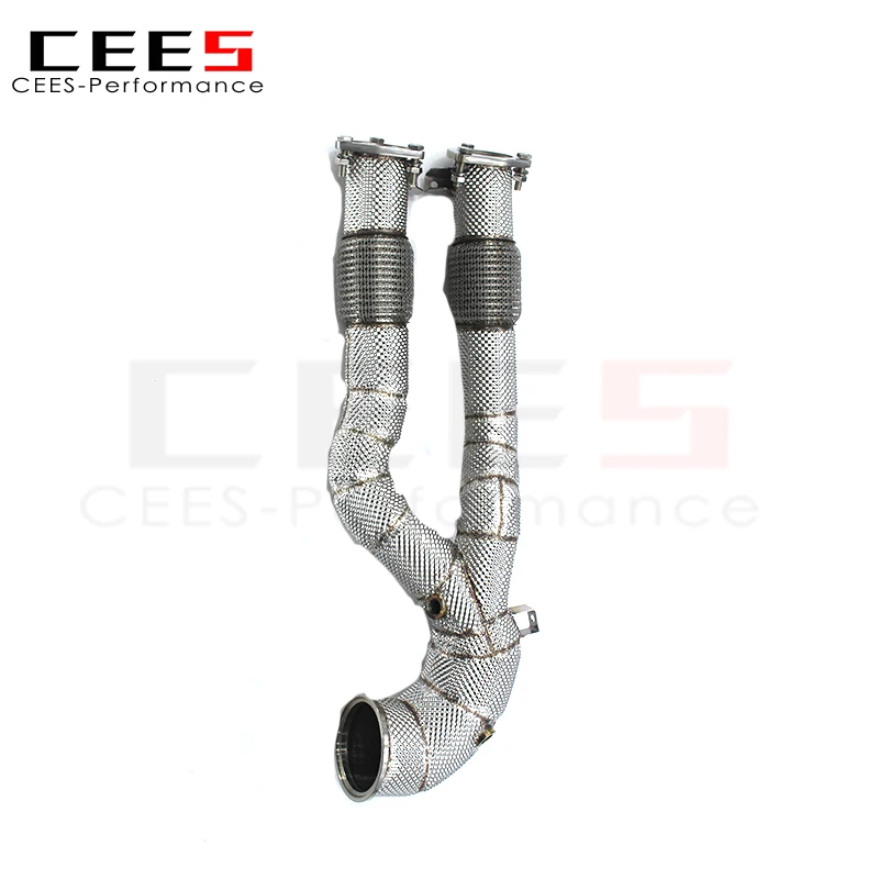 Cees Catless Downpipe Per Ttrs Audi Rs3 2.5T 2016-2023 8V 8Y Sedan Sportback Sistema Di Scarico Downpipe Ss304 Ad Alte Prestazioni