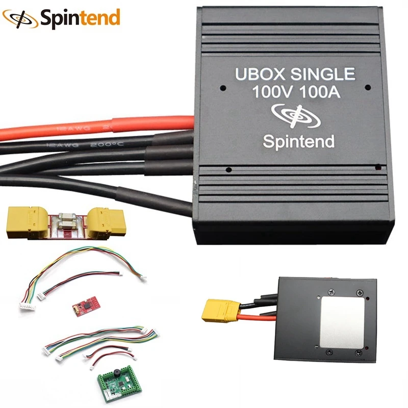 Spintend Single Ubox 100V 100A Motor Controller Base Su Vesc 100V 250A Fusibile Bluetooth E-Wheel Adc V2 Per Escooter Ebike Onewheel