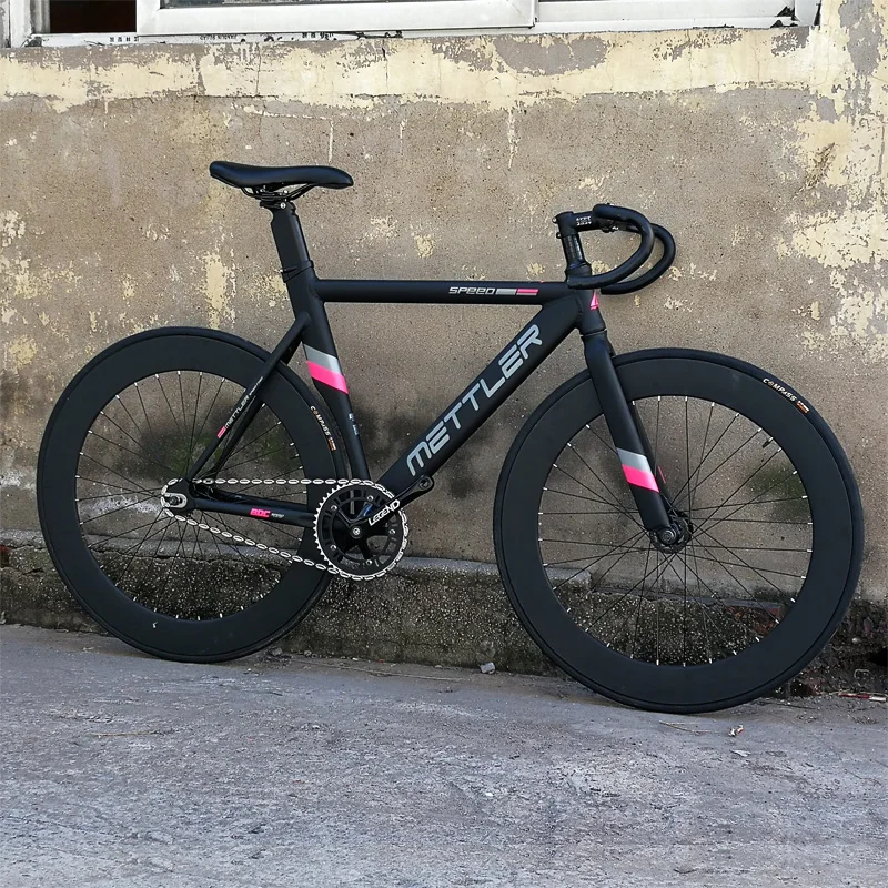 Mettler Fixed Gear Bicicletta Telaio In Lega Di Alluminio 700C Wheelset Flip-Flop Hub Fixie Bike Parts Personalizzabile