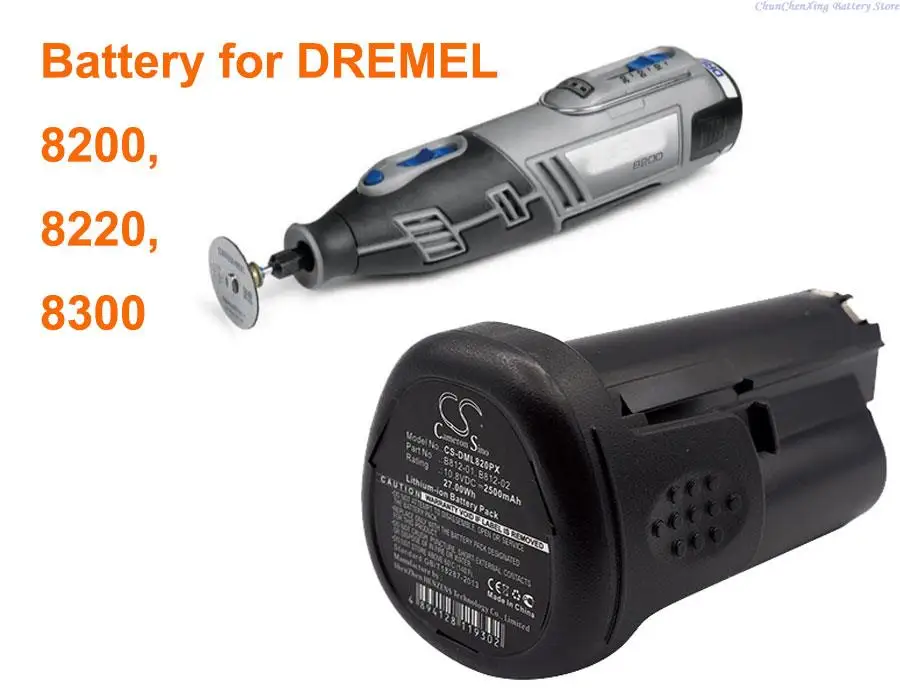 Batteria Orangeyu 2500Mah B812-01 B812-02 Per Dremel 8200, 8220, 8300