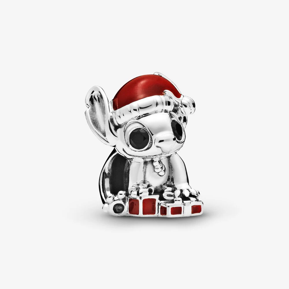 Fit Original Pandora Charm Bracciali Disney Christmas Stitch Charm Jewelry Berloque