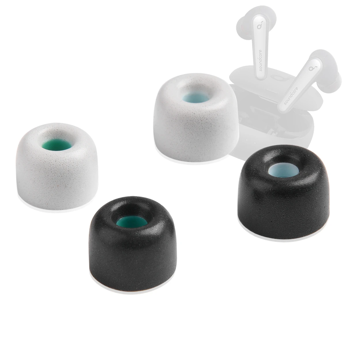 4 Pezzi Di Punte Per Le Orecchie In Memory Foam Per Anker Soundcore Liberty Air 2/3 Pro Tws Auricolari Per Air 3 Pro Suggerimenti Per Auricolari Anti-