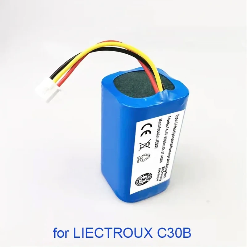 Nuova Batteria Originale Per Liectroux C30B Robot Aspirapolvere 14.4V 6800Mah, Cella Al Litio 1 Pz/Pacco