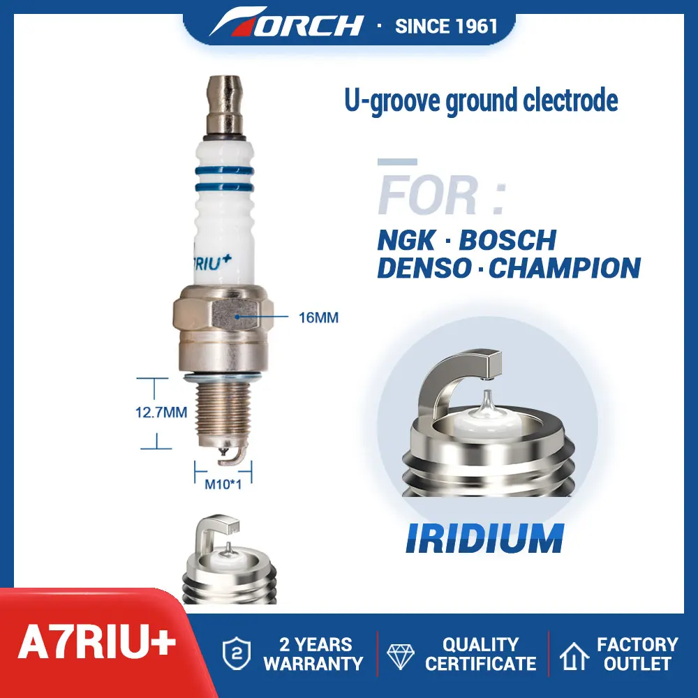 Sostituzione Candela Per Candela Cr7Hsa Candela Iridium Bujia Torcia A7Riu + A7Riu A7Rtc A7Tc Nuovo Tempo Di Vita Più Lungo