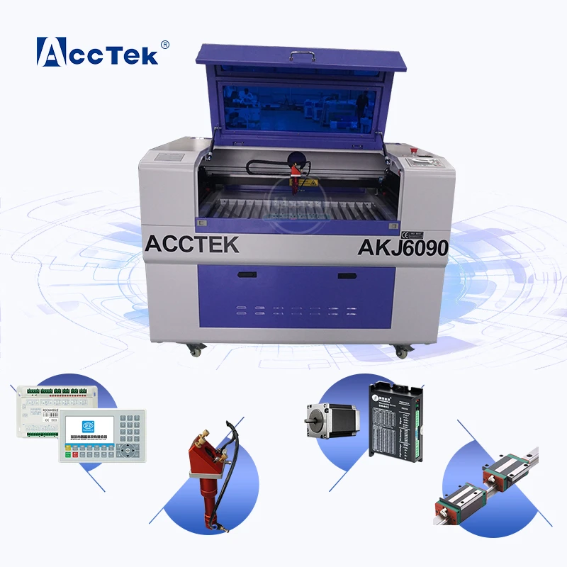 Taglia Piccola 6090 80W 100W Taglierine Laser 9060 Tagliatrice Laser Prezzo Cnc Taglio Laser Tessuto Fiori Macchina Laser Co2