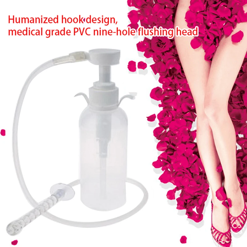Siringa Rettale Da 300Ml Clean Stream Anale Douche Clistere Kit Detergente Per Il Colon Per Le Donne
