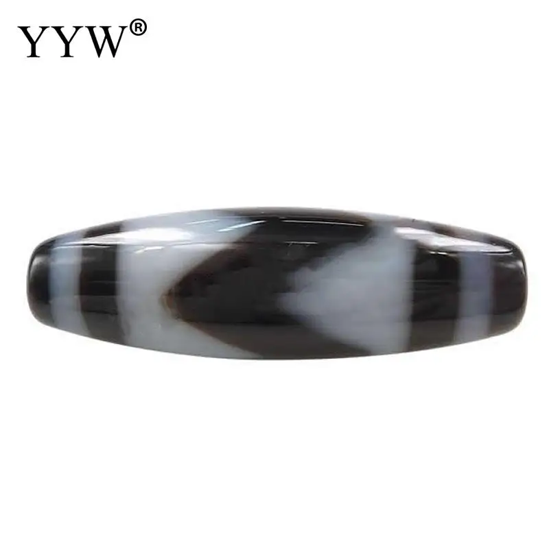 1 Pcs Naturale Tibetano Agate Onice Perline Dzi Ovale Tiger Denti & Buddista Buddismo 38X12Mm Monili Che Fanno Fai Da Te Tibetano Di Dzi Perline