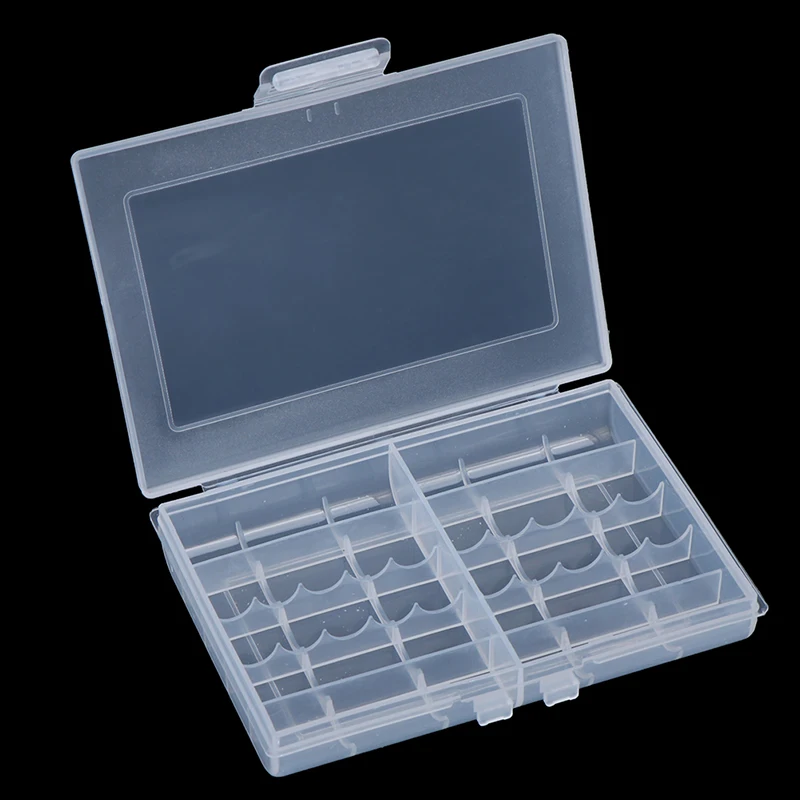 Custodia Per Batterie Trasparente Custodia In Plastica Rigida Scatola Per Batterie Per 10 Batterie Aa O 14 Batterie Aaa